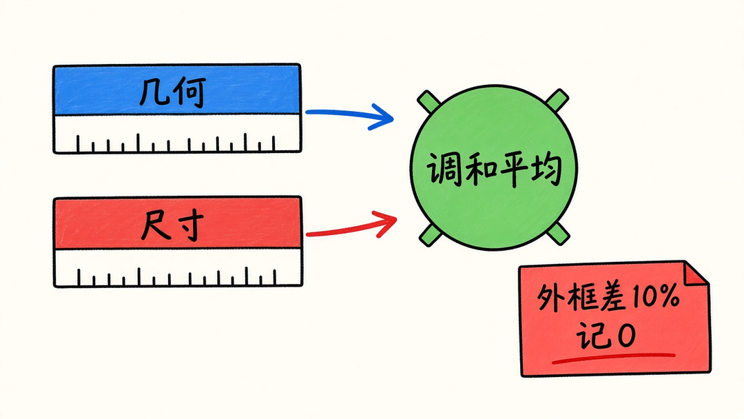 图 1：CADBench 图纸题的评分方式