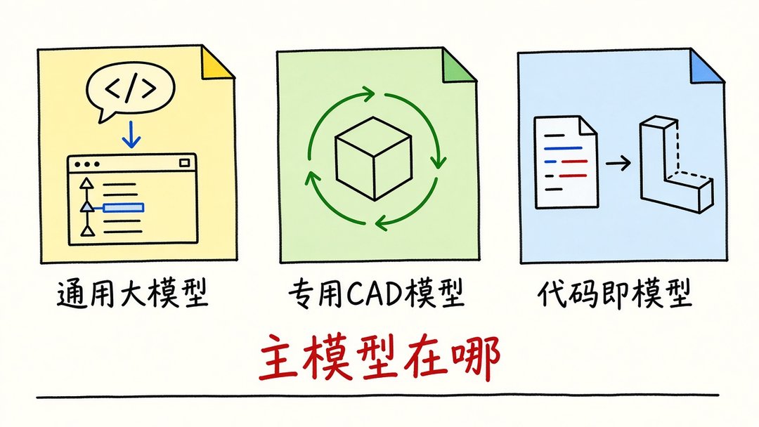 图 1:图纸转 3D 的三条技术路线(AI 生成示意图,信息来源:各官网及报道,截至 2026 年 10 月)