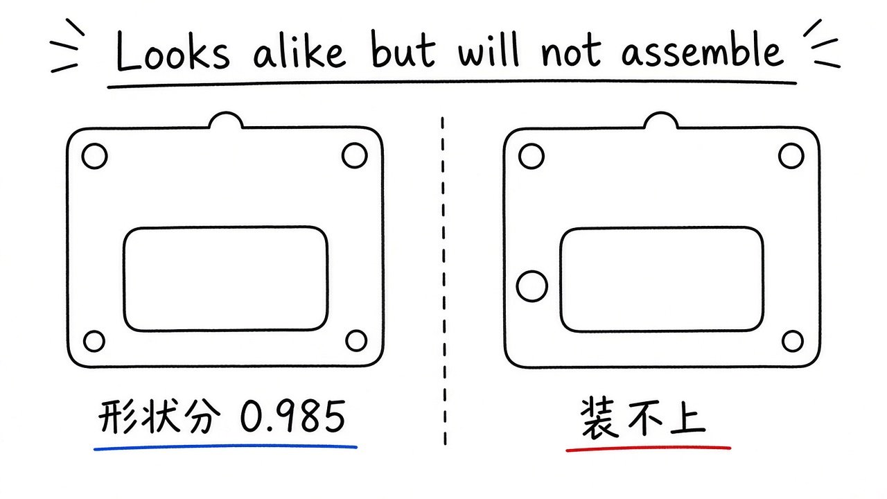 图 1：看着像，装不上（AI 生成示意图）